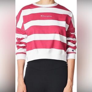 Champion Small‎ White and Pink Sweatshirt
